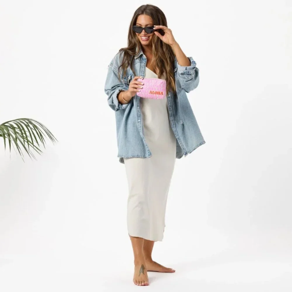 Aloha Collection Mini Pouch, ALOHA Nui, fruit punch on sandstone - Picture 5 of 7